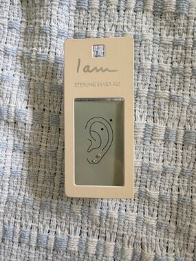 I Am Sterling Silver Earrings
